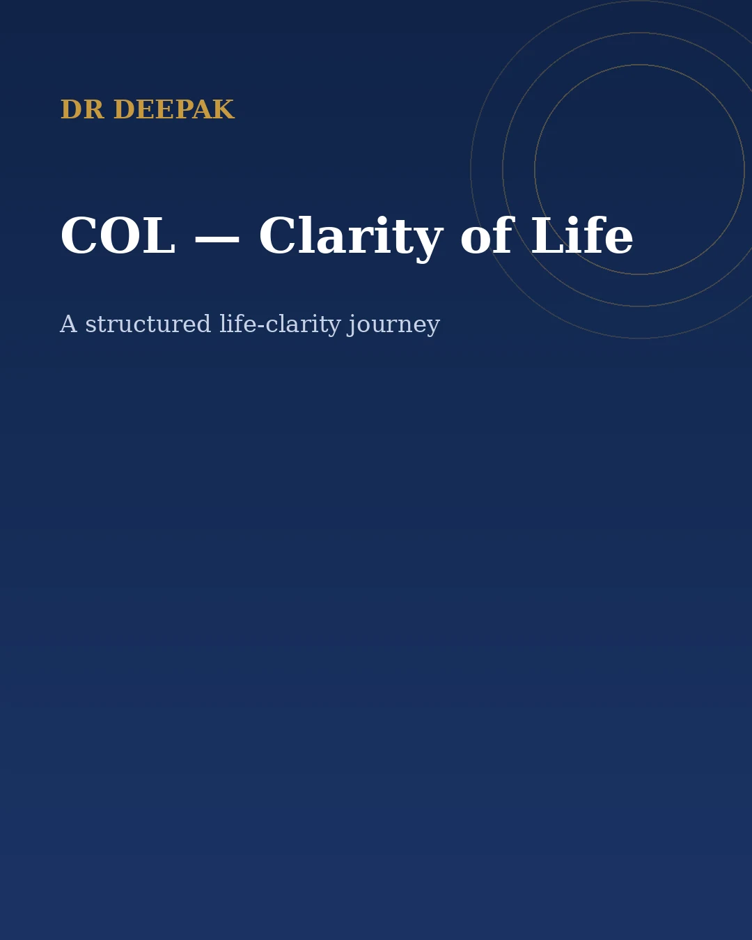 COL Clarity of Life program details